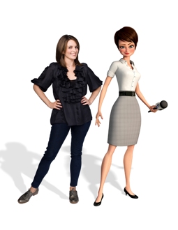 TinaFey in Megamind